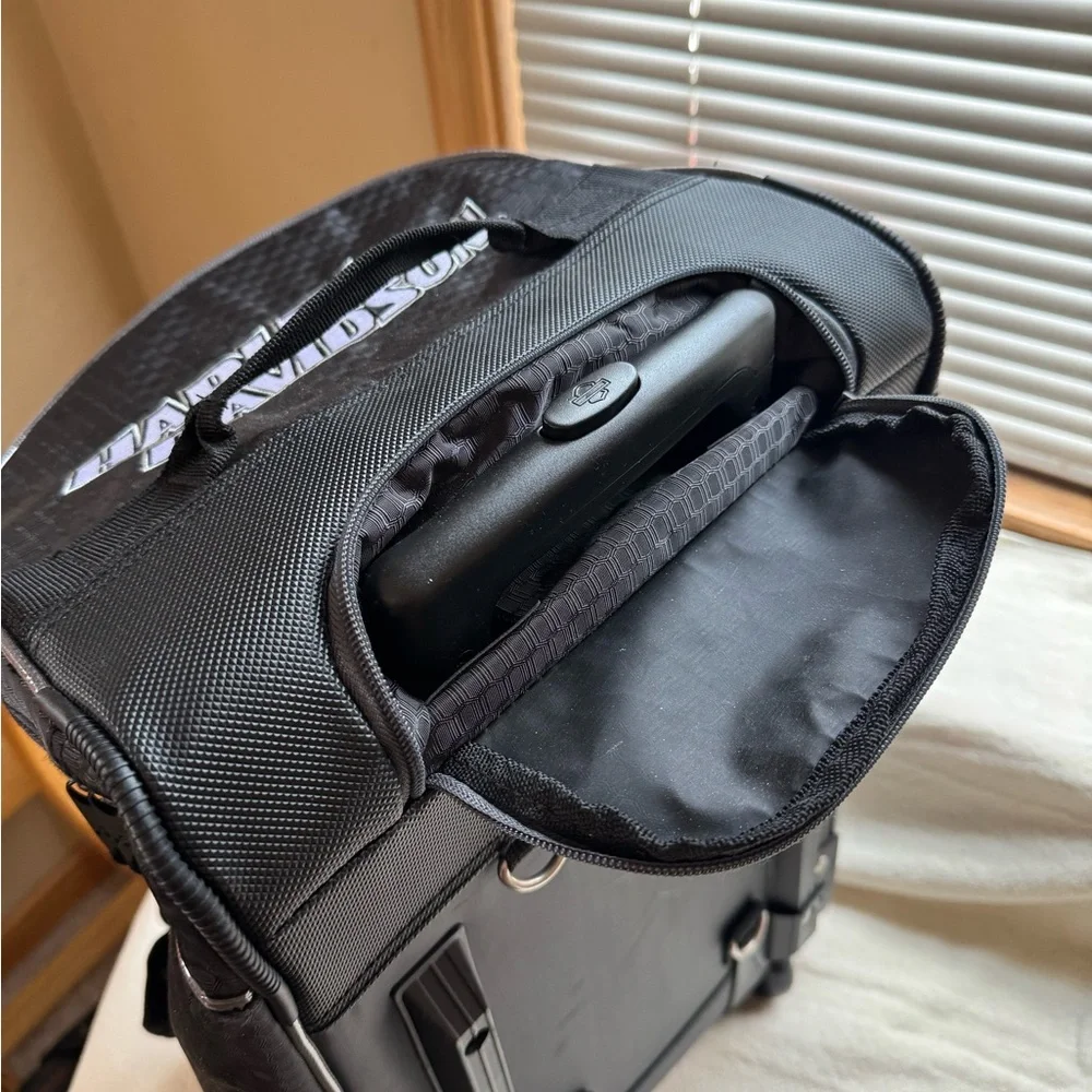 Harley Davidson Emblem Rolling/Carry On Duffle Luggage